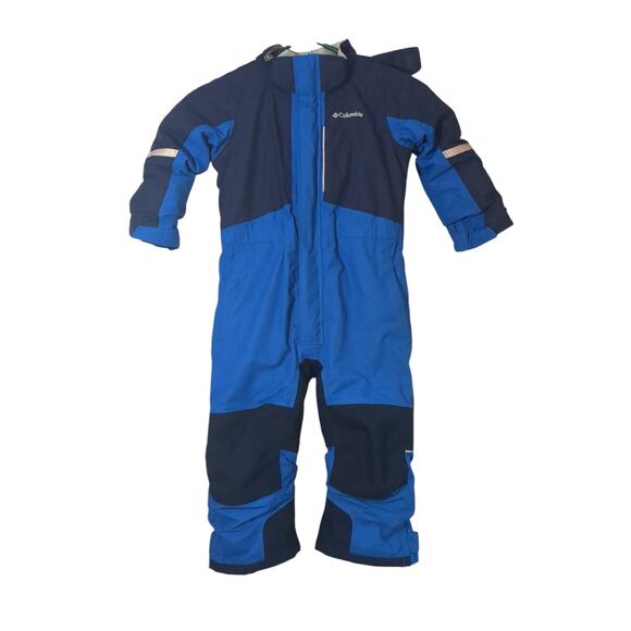 Columbia Snowsuit Insulated Waterproof Winter One Piece Blue Size 4T